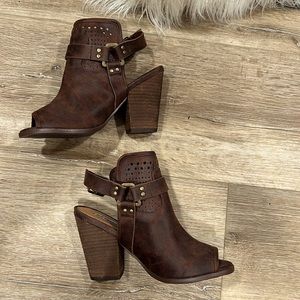 Brown Ankle Booties